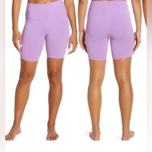 ALO Lavender High Rise Yoga Bike Shorts!
